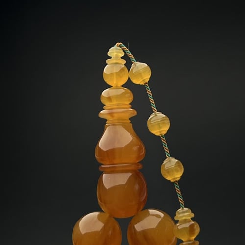 قلاليث اصفر معرق فرنسي خراطة مصنع الفن 12 م