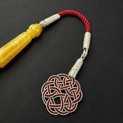 اصفر معرق - طربزونة فواصل فضة