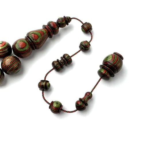 خشب مضغوط - زيتي واحمر