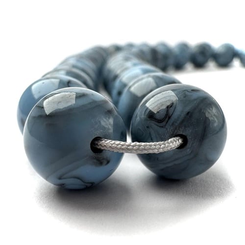 بكلايت - فيروزي معرق أسود 10 مل طربزونة وفواصل رما...