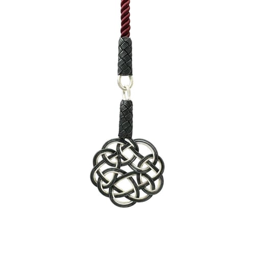 مرجاني بعنابي - طربزونة وفواصل فضة