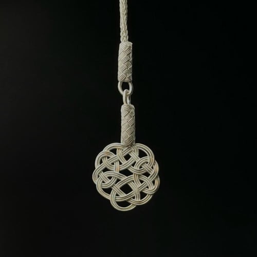 سماوي معرق 8 مل - طربزونة فضة