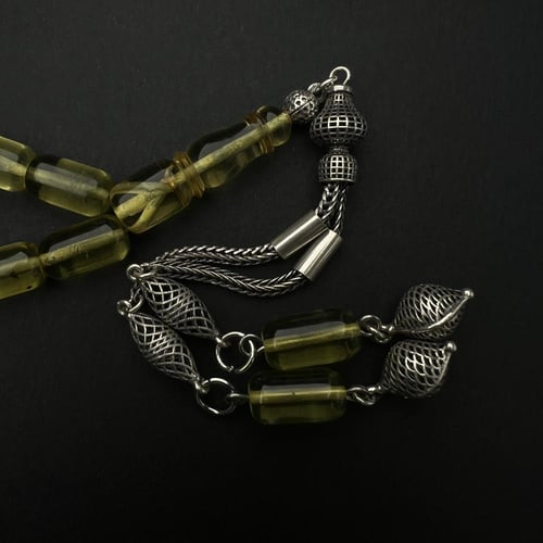 كهرمان كولومبي فضة