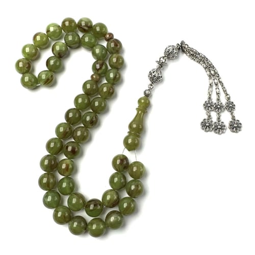 اخضر معرَّق - فضة حلبيّة