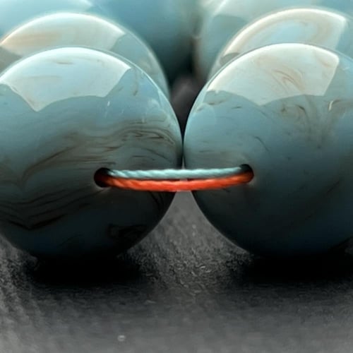 بكلايت مصري سماوي معرق بني تمليكة