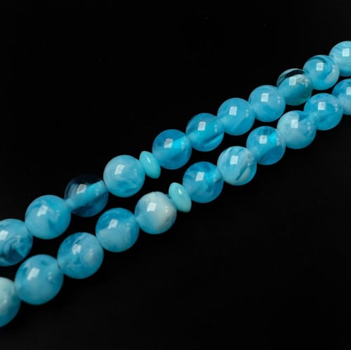 سماوي معرق 8 مل - طربزونة فضة