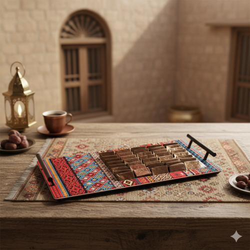 صينية شوكولاتة أكريليك