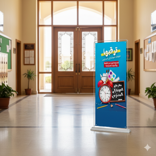 ستاند يو بنر مع حقيبة قماشية