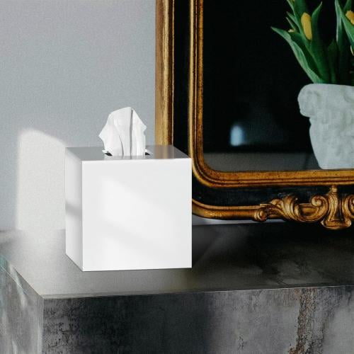 علبة منديل اكريليك شفاف للمناسبات