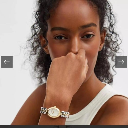 ساعة كوتش بني مقاس ٢٢.٥ ملم