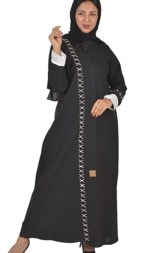 Elegant abaya with lines