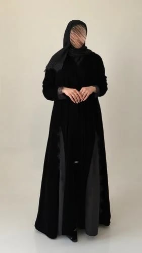 عبايه ريم شتويه مخمل