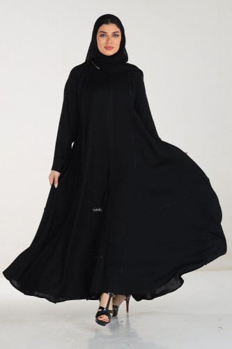 Luxurious double-wide abaya