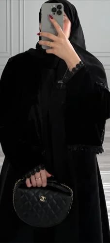 Angel winter abaya