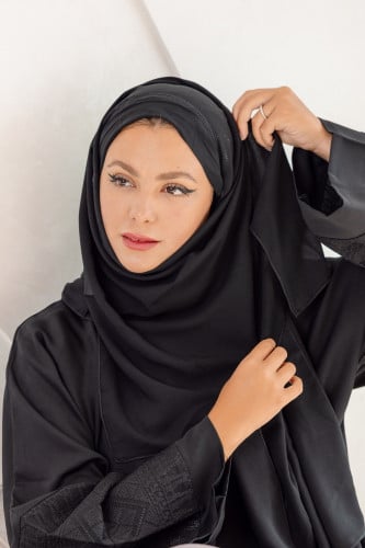 Fixed headscarf wrap