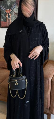 عبايه تطريز شيفون صيفي