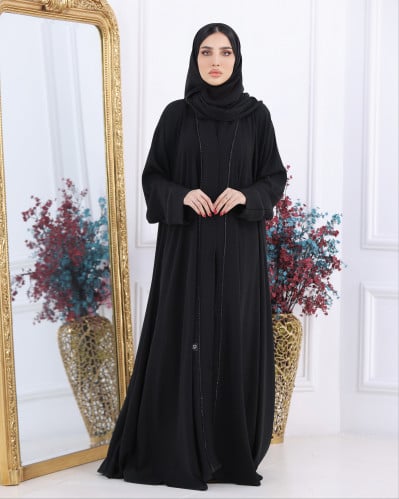 Zoum abaya, soft fabric