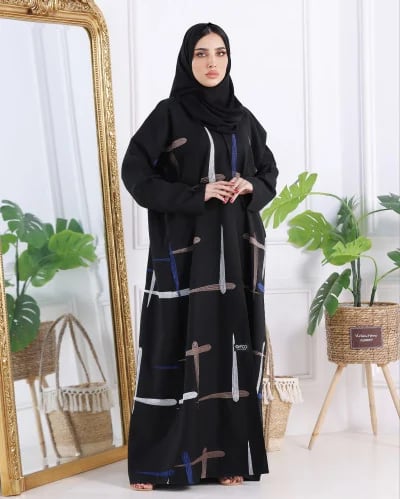 Full embroidery abaya