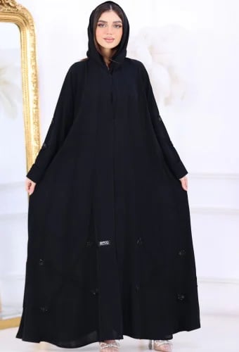 Shawq abaya with soft fabric