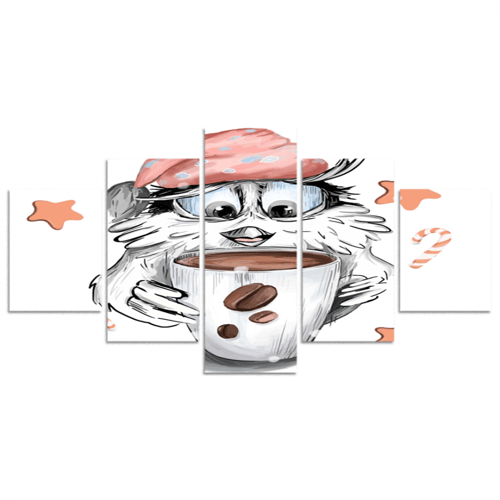 طقم 5 لوحات مقسمة #G5709