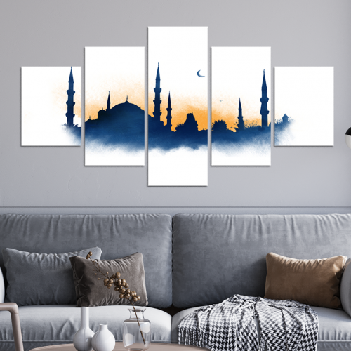 طقم 5 لوحات مقسمة #G5322