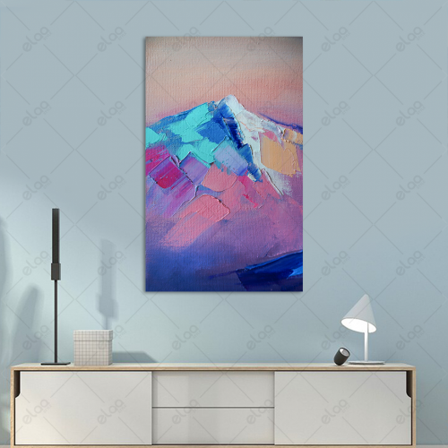 (MDF) لوحة فن تجريدي بألوان متعددة