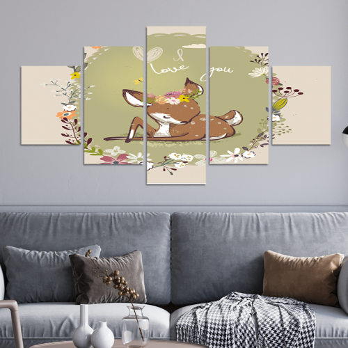 طقم 5 لوحات مقسمة #G5492