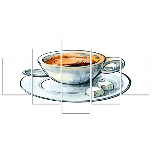 طقم 5 لوحات مقسمة #G54410