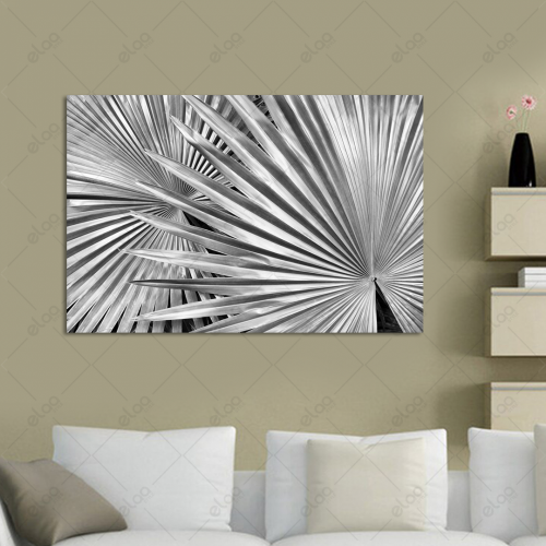 (MDF) لوحة فنية أوراق النخيل الاستوائية