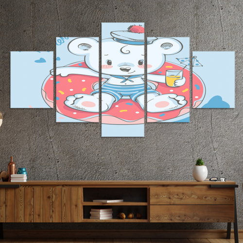 طقم 5 لوحات مقسمة #G5623