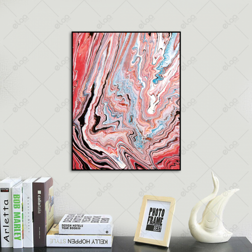 (MDF) لوحة فن تجريدي بألوان متعددة