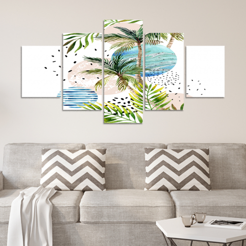 طقم 5 لوحات مقسمة #G5337