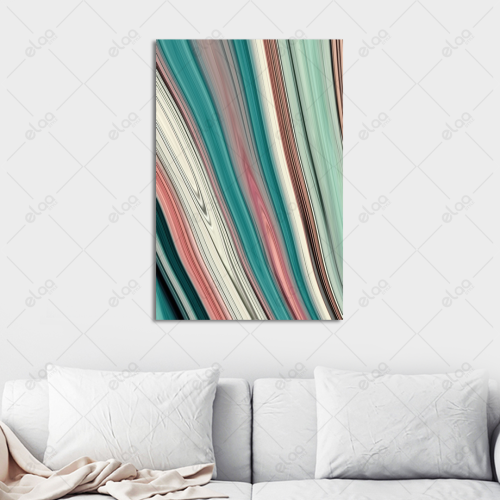 Abstract art painting with multiple colors