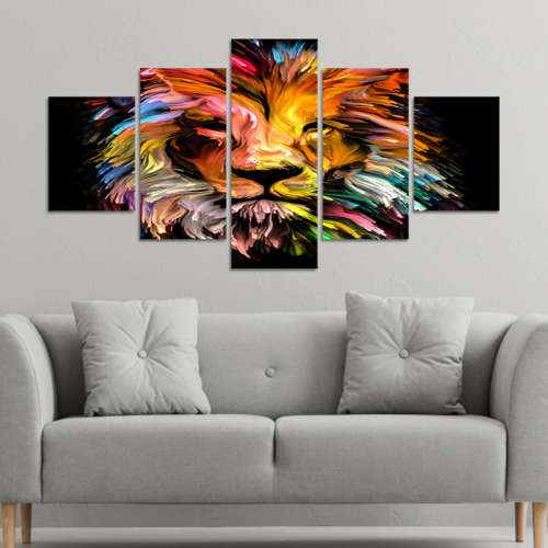 طقم 5 لوحات مقسمة #G598