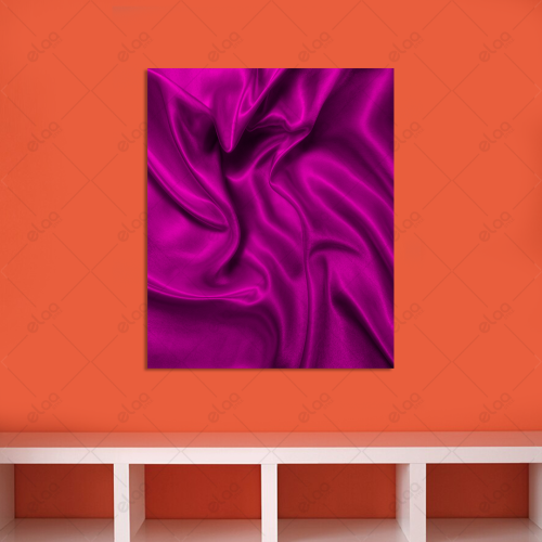 Abstract art painting in purple color