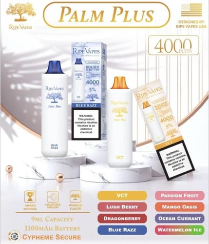 رايب فيب 4000 50ن - RIPE VAPES 4K 50MG