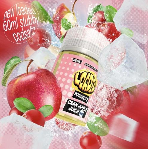 لودد كرز تفاح ايس 60مل - LOADED CRAN APPLE JUICE I...