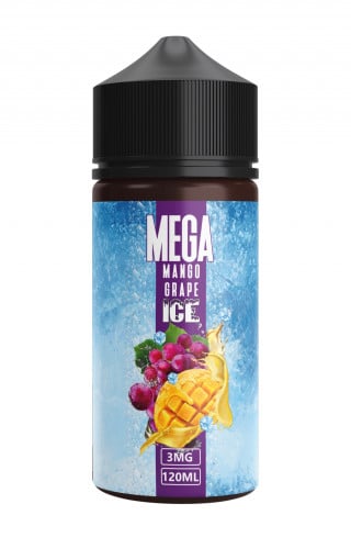 ميجا مانجو عنب ايس - MEGA MANGO GRAPE ICE 120ml