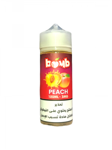 بومب خوخ - bomb PEACH 120ml