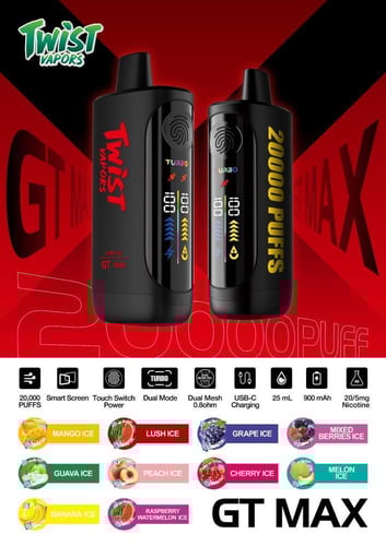 سحبة تويست تيربو TWIST TURBO 20MG 20000