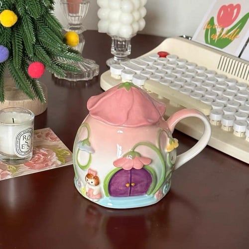 كوب سيراميك على شكل كوخ |MH5