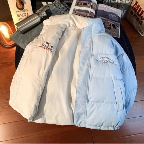 جاكيت اوفر سايز يلبس من جهتين