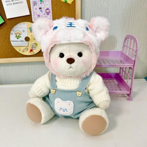 دمية دب لطيف مع طقم ملابس BJ2