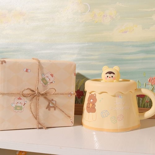 كوب مع تغليف وكرت وكيس اهداء