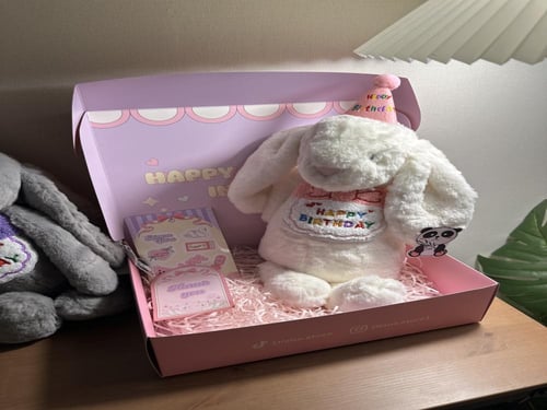 ارنوب الميلاد 45 سم - ابيض