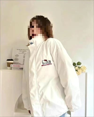 جاكيت اوفر سايز يلبس من جهتين