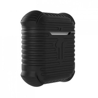 حافظة سماعة أبل الاسلكية AirPods سيليكون اللون اسو...
