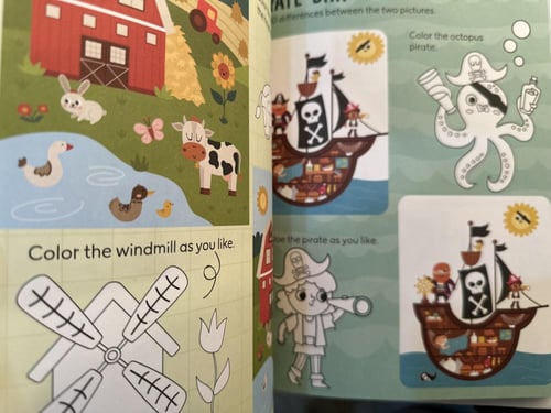 Spot the differencesActivity book
