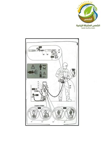 مضخة غسيل سيارات كراون مقاسات متعدده