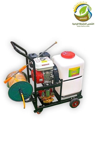 مضخة رش بعربة مع خزان سعة 60 لتر